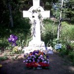 flowers on the grave